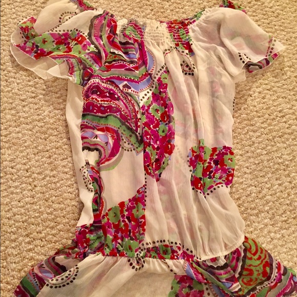 Colorful Sheer Blouse 🍭 - Picture 4 of 4